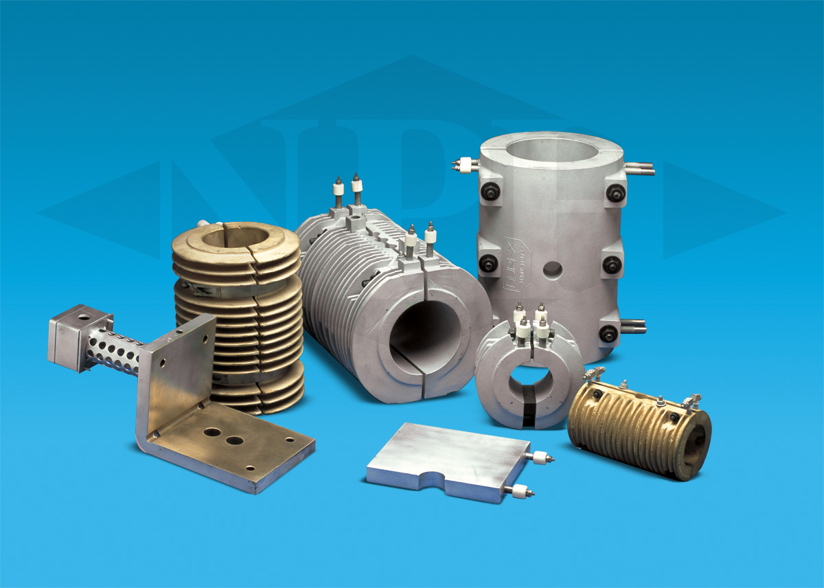 Cast-In Aluminum Extruder Barrel Heaters, Davis Standard Replacement Extruder Heaters, Custom Cast-In Extrusion Heaters